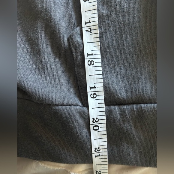 Bebe Gray Long Sleeve High Neck Full Zip Vintage Jacket Size Large - Picture 9 of 10